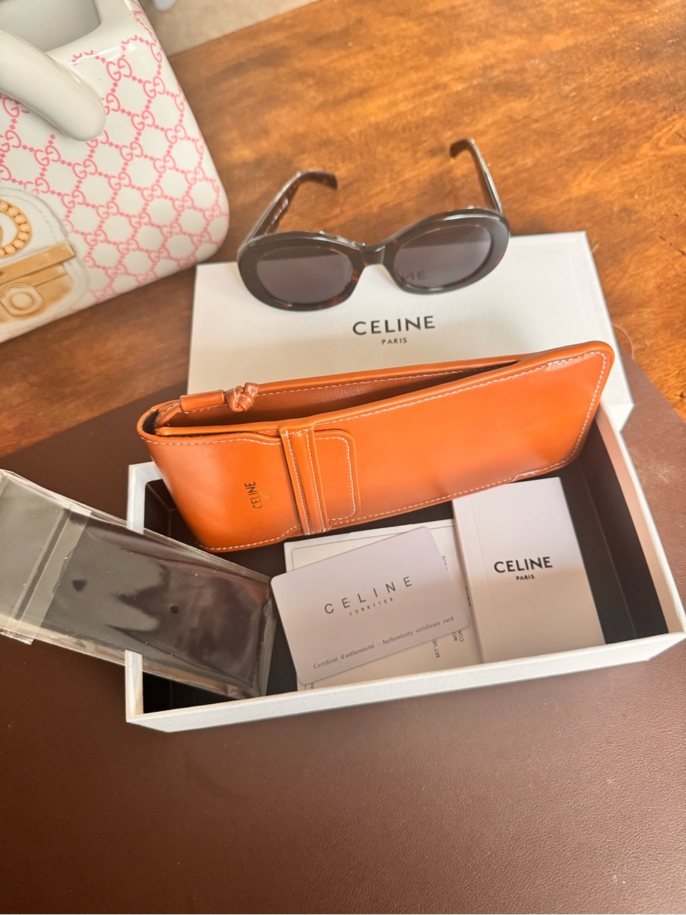 CL40194U Triomphe Oval Women Sunglasses 2026NEW Brown Tortoise - Picture 14 of 16